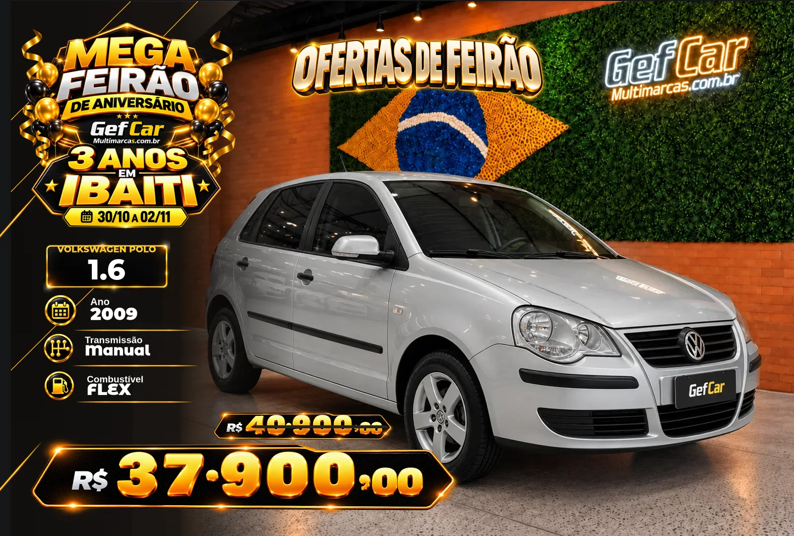 VOLKSWAGEN POLO 1.6 2009