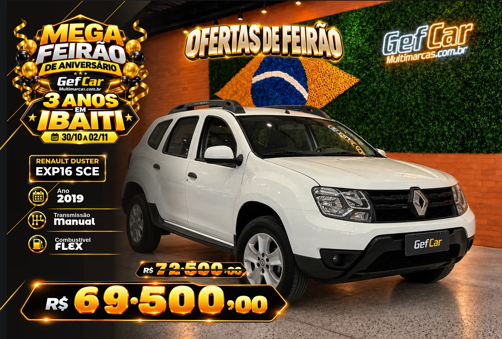 RENAULT DUSTER EXP16 SCE 2019