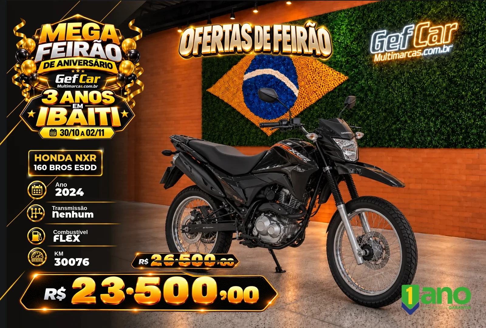 HONDA NXR160 BROS ESDD 2024