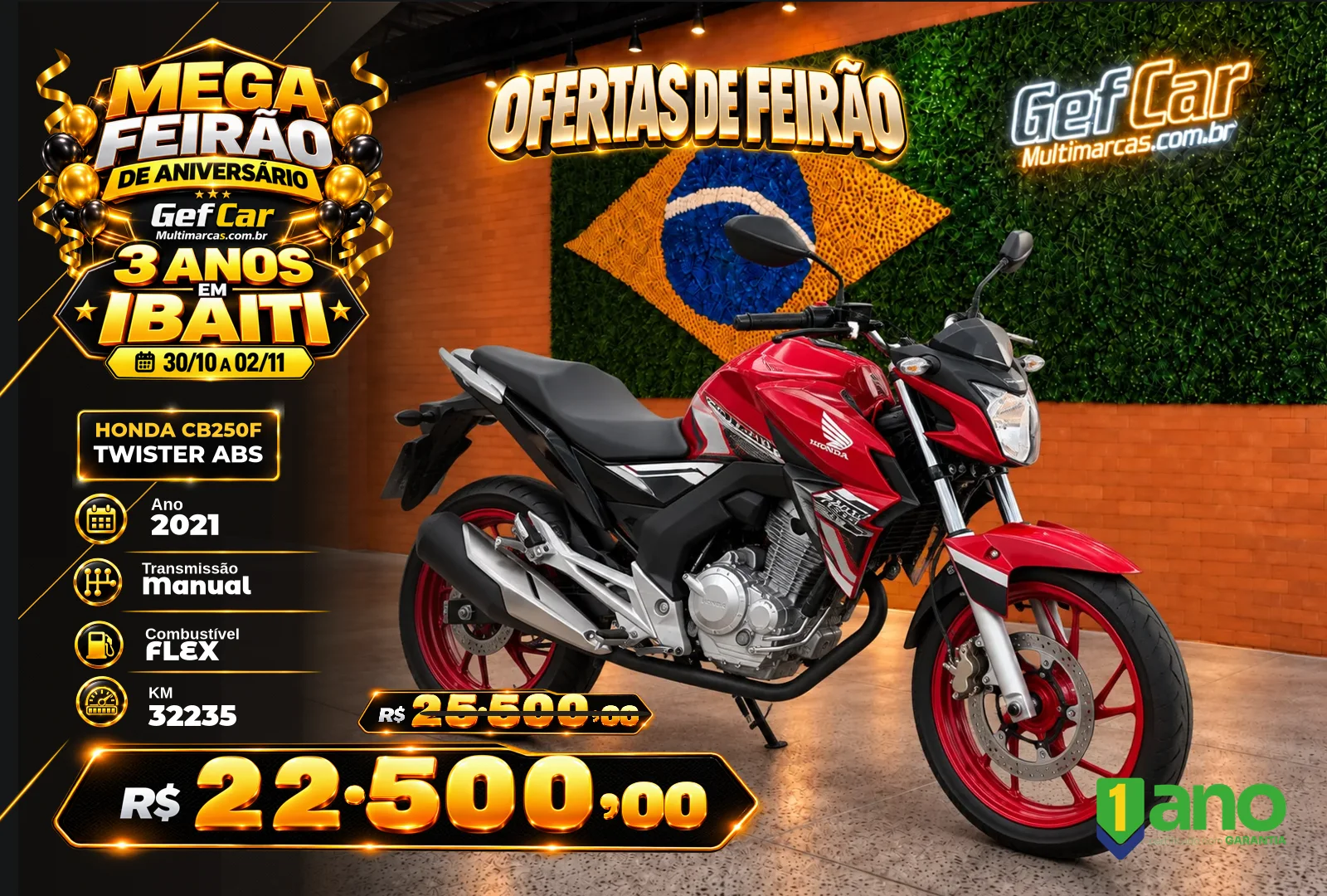 HONDA CB250F TWISTER ABS 2021