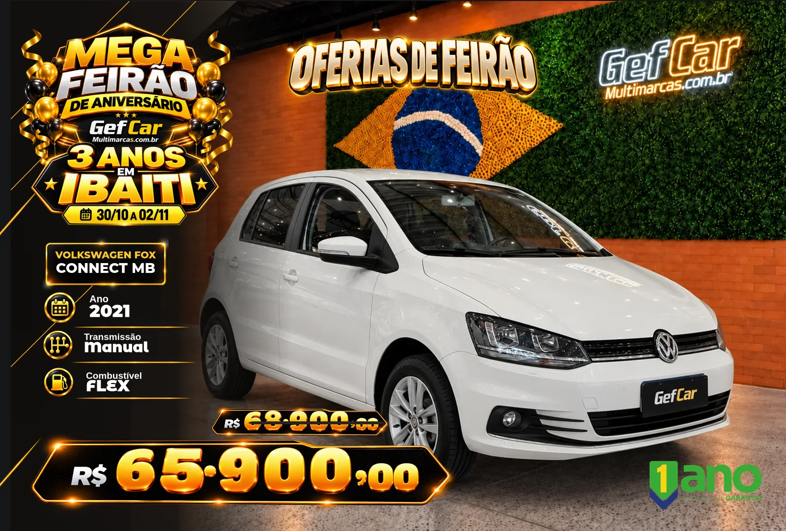 VOLKSWAGEN FOX CONNECT MB 2021