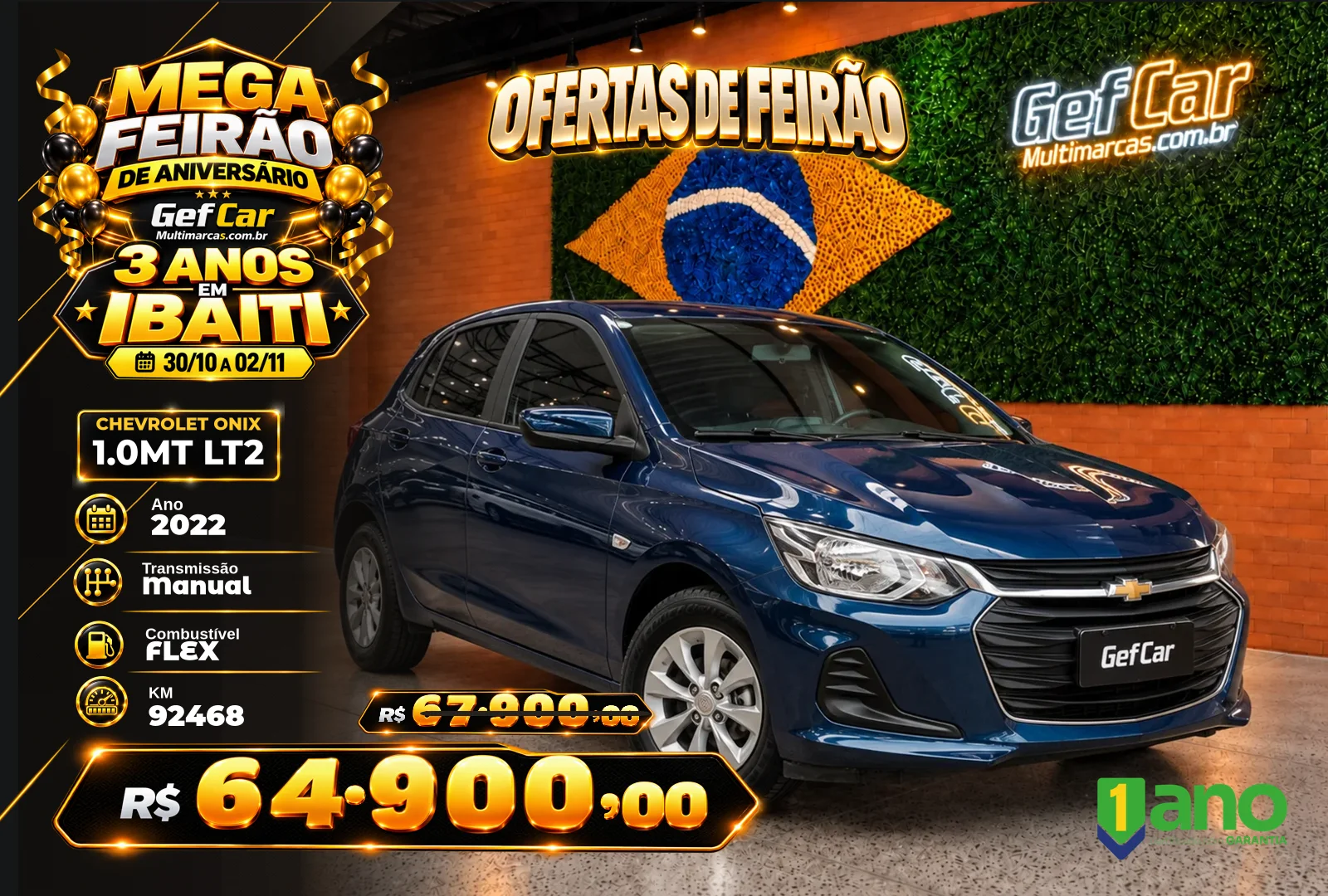 CHEVROLET ONIX 10MT LT2 2022